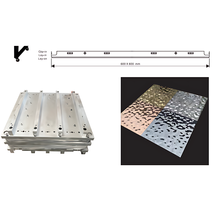 600 X 600 Fully Automatic Aluminum Ceiling Tile Machine - view 4